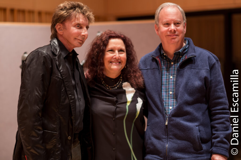 Barry Manilow, Melissa Manchester & me 
 session for the "Fellas"