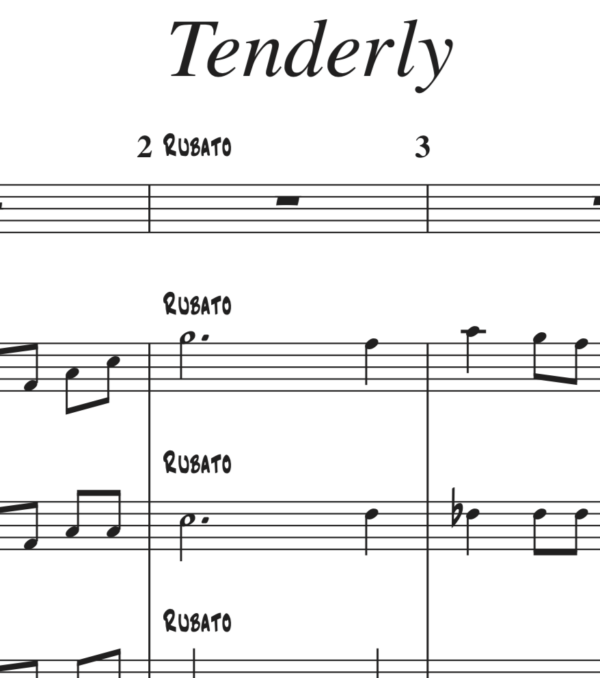 Tenderly Score Image